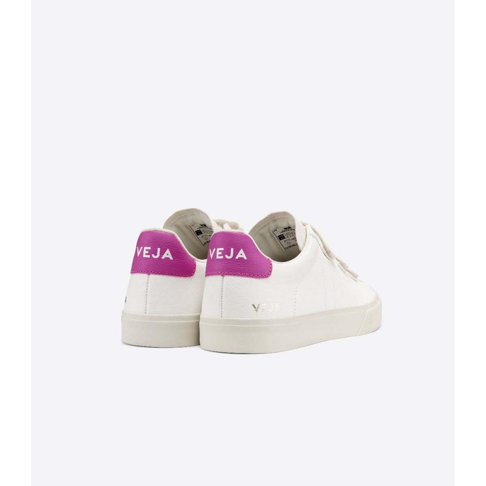 Veja RECIFE CHROMEFREE Women's Sneakers White/Purple | CA 624DFM